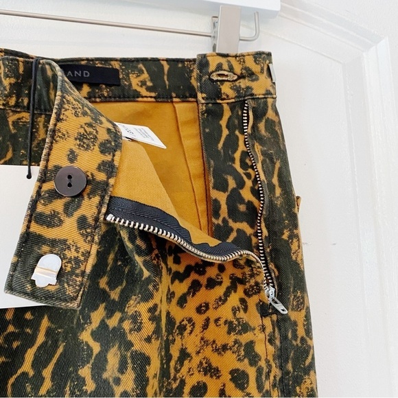 J BRAND Blythe Animal Print High Waist Midi Skirt - Picture 8 of 8